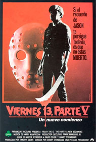 Portada Viernes 13. Parte V: Un nuevo comienzo